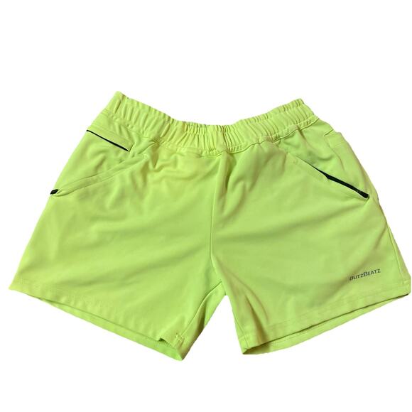 Blitz Beatz Shorts Men's Size Small, Neon Yellow, Athletic Running Shorts - Picture 1 of 4